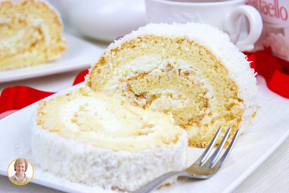 Неотразимый рулет «Рафаэлло» для праздничного настроения