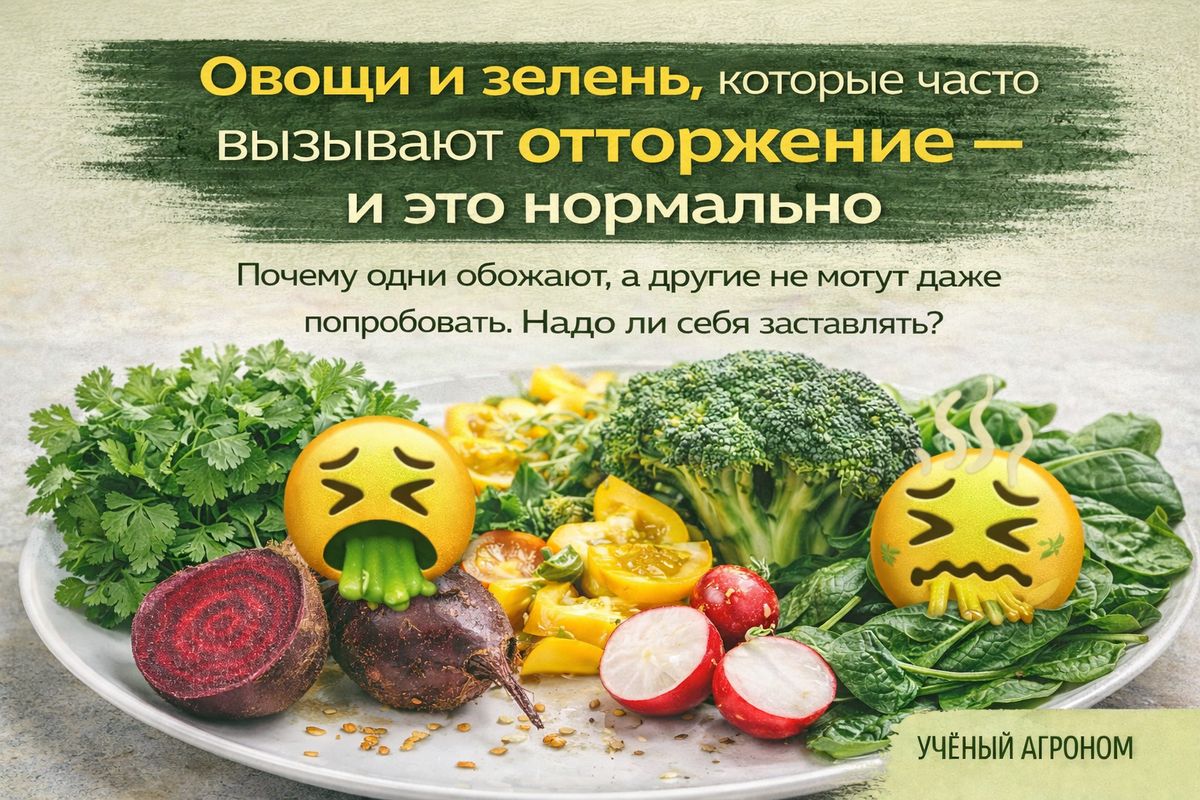 Почему некоторые овощи вызывают отвращение: наука о вкусе и восприятии