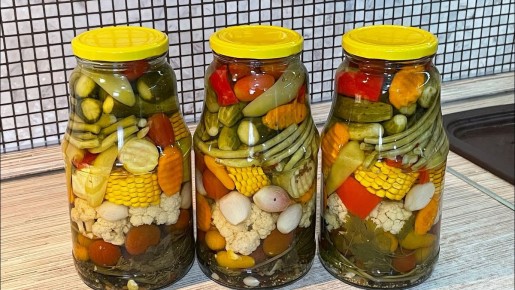 Яркое ассорти из овощей на зиму: как создать вкусное и эффектное заготовление