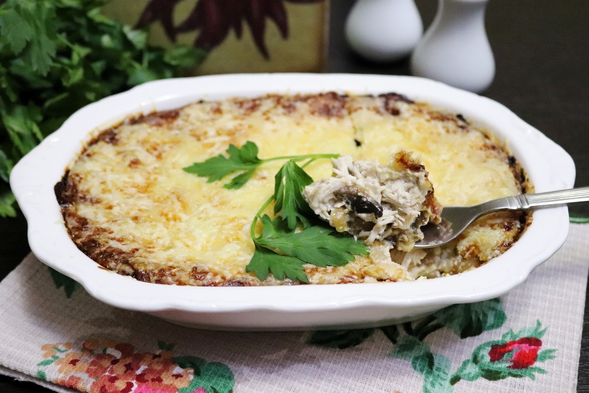 Неповторимый жюльен с курицей и грибами