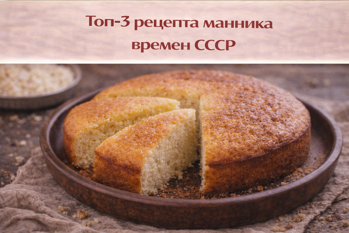 Секреты манника: три любимых рецепта из прошлого