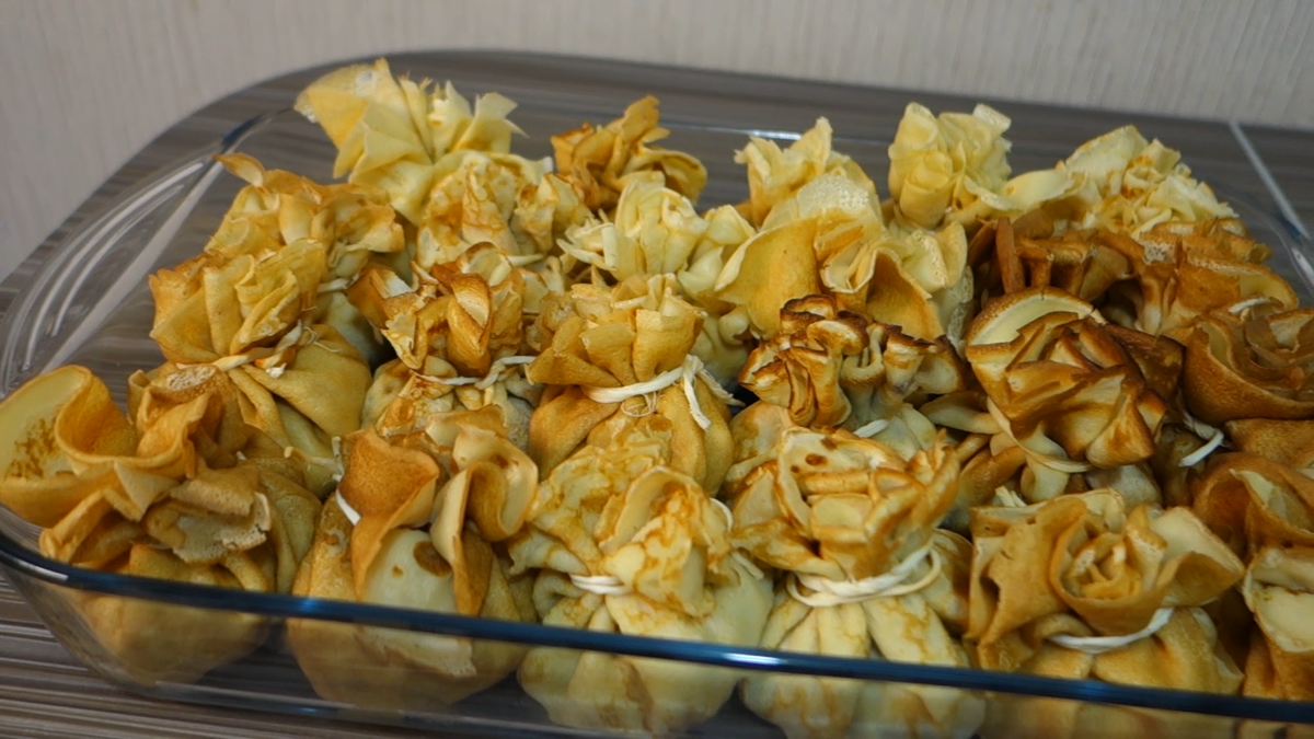 Нежные блины с изысканной начинкой: просто и вкусно