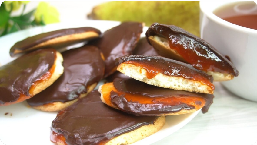 Нежное печенье с джемом: как сделать десерт без весов