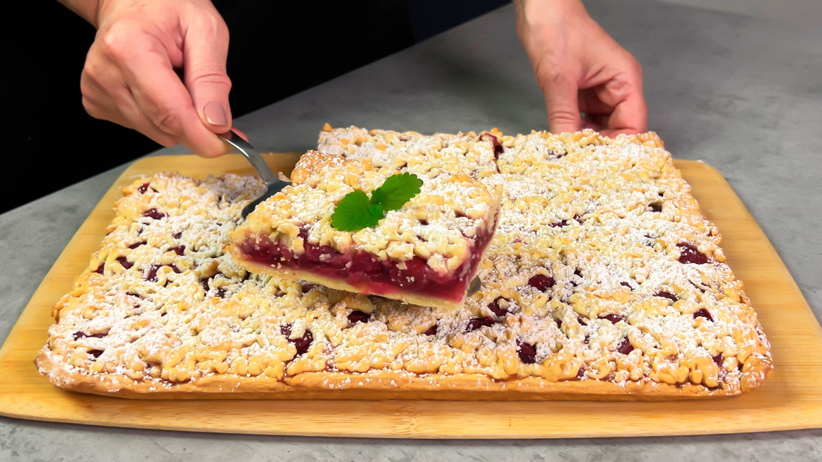 Вишневый пирог, который покорит ваше сердце