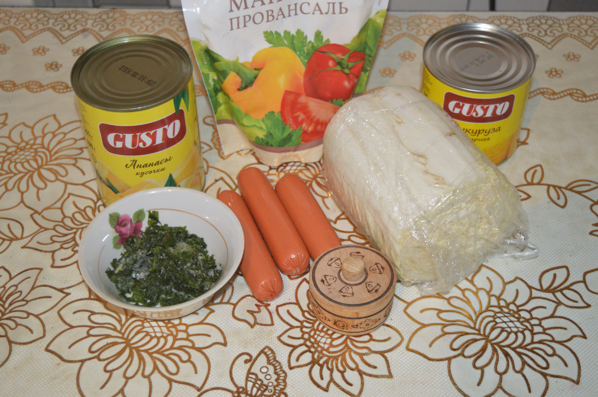 Нежный салат с ананасами и пекинской капустой для любого стола