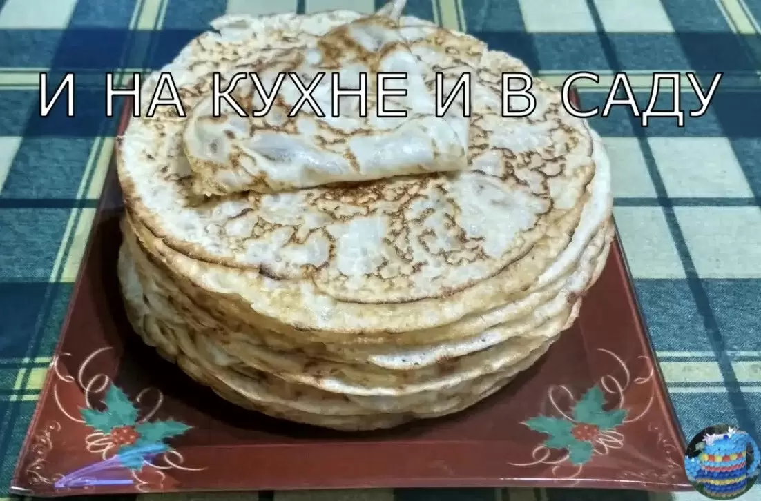 Нежные заварные блинчики на воде без дрожжей и соды