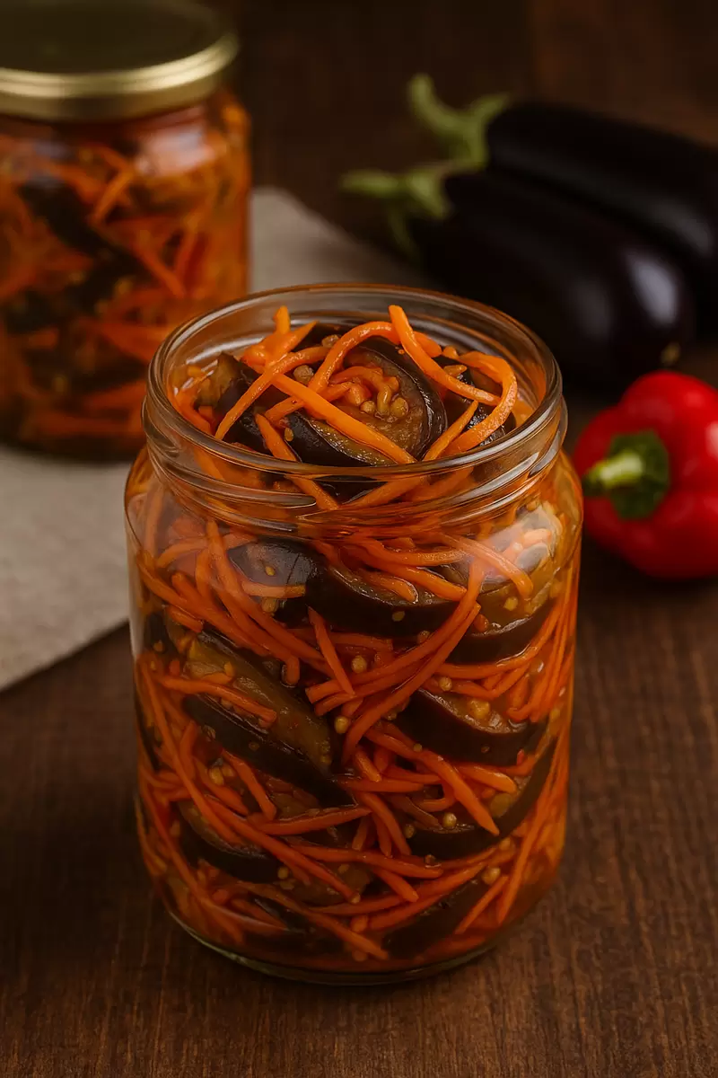 Зимний кулинарный хит: острые баклажаны по-корейски, которые завоюют сердца